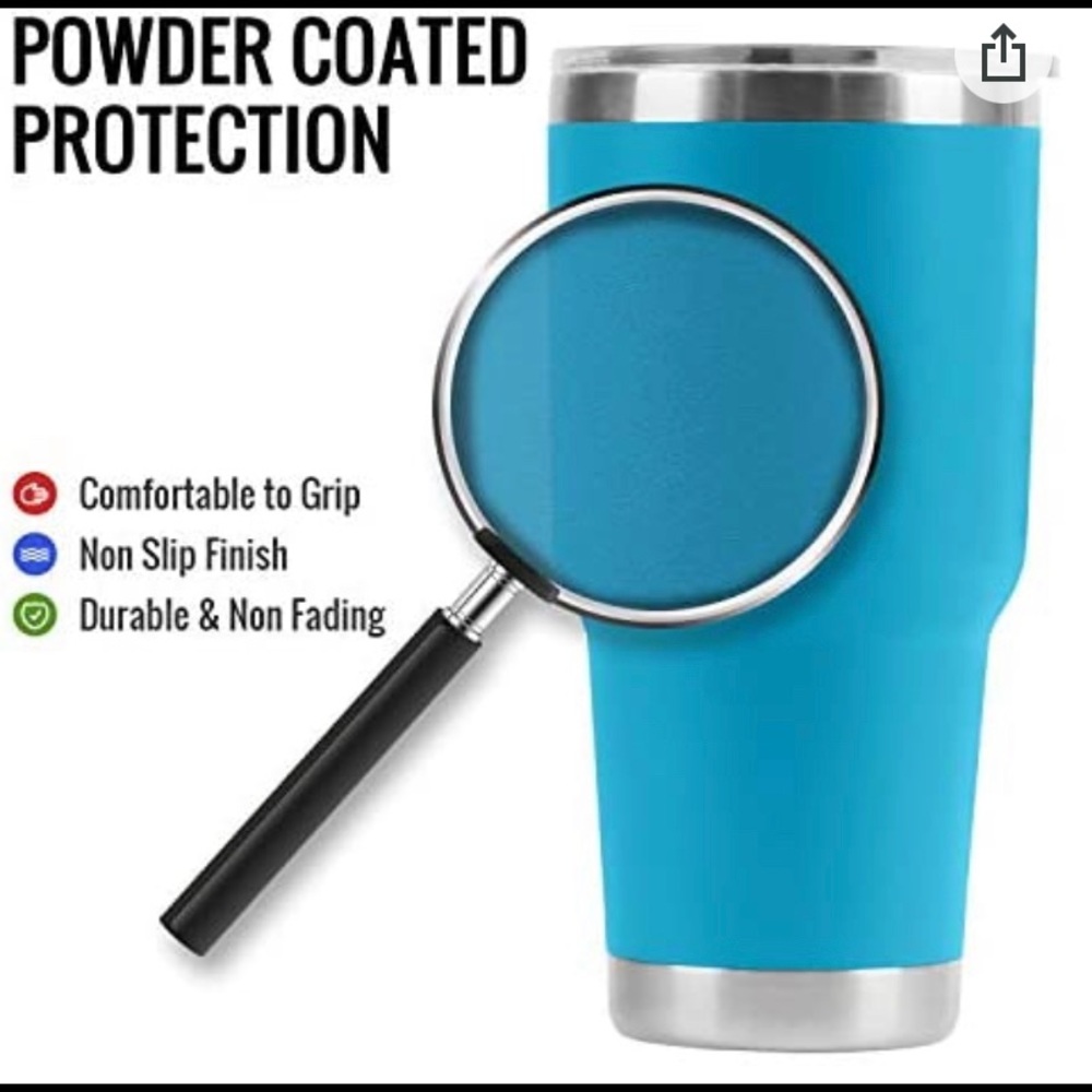 Set of 2- GENMOUS & CO. 30oz DoubleWall Vacuum Insulated Stainless Steel Tumbler - Picture 5 of 7